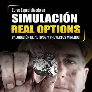 Curso especializado en simulación por real options, valoración de activos y proyectos mineros