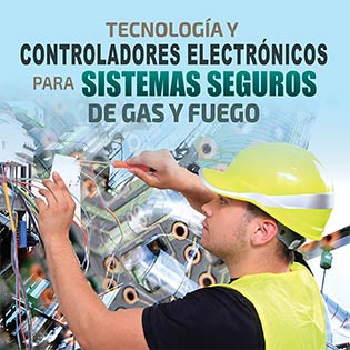 Tecnología y controladores electrónicos para sistemas seguros de gas y fuego.